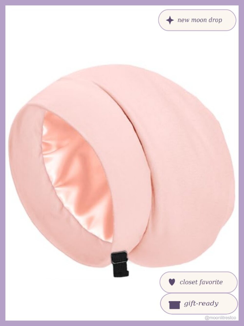 100% Mulberry Silk Lined Bonnet for Sleeping Women Adjustable Hair Wrap
